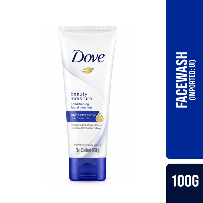 Dove Beauty Moisture Conditioning Facial Cleanser(Imported )(UI) 100g