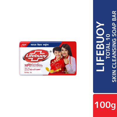 Lifebuoy Skin Cleansing Soap Bar Total 100g