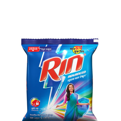 Rin Advanced Synthetic Laundry Detergent Powder 1kg Mug Free