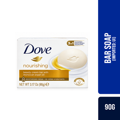 Dove Nourishing Beauty Cream Bar Soap Moroccan Argan Oil (Imported )(UI) 90g