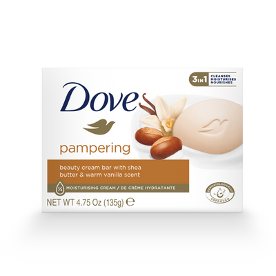 Dove Beauty Bar Soap Pampering Shea Butter 135g