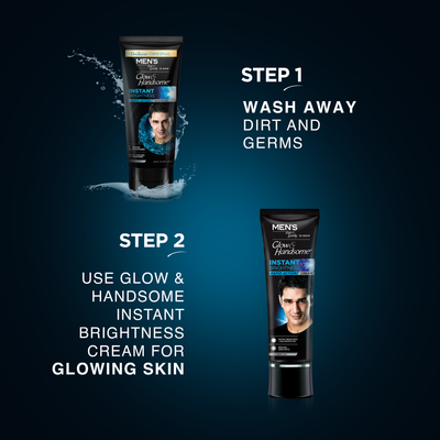 Glow & Handsome Facewash Rapid Action Instant Brightness 100g