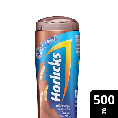 Horlicks Chocolate Flavour Jar 500g (Powder Drink)